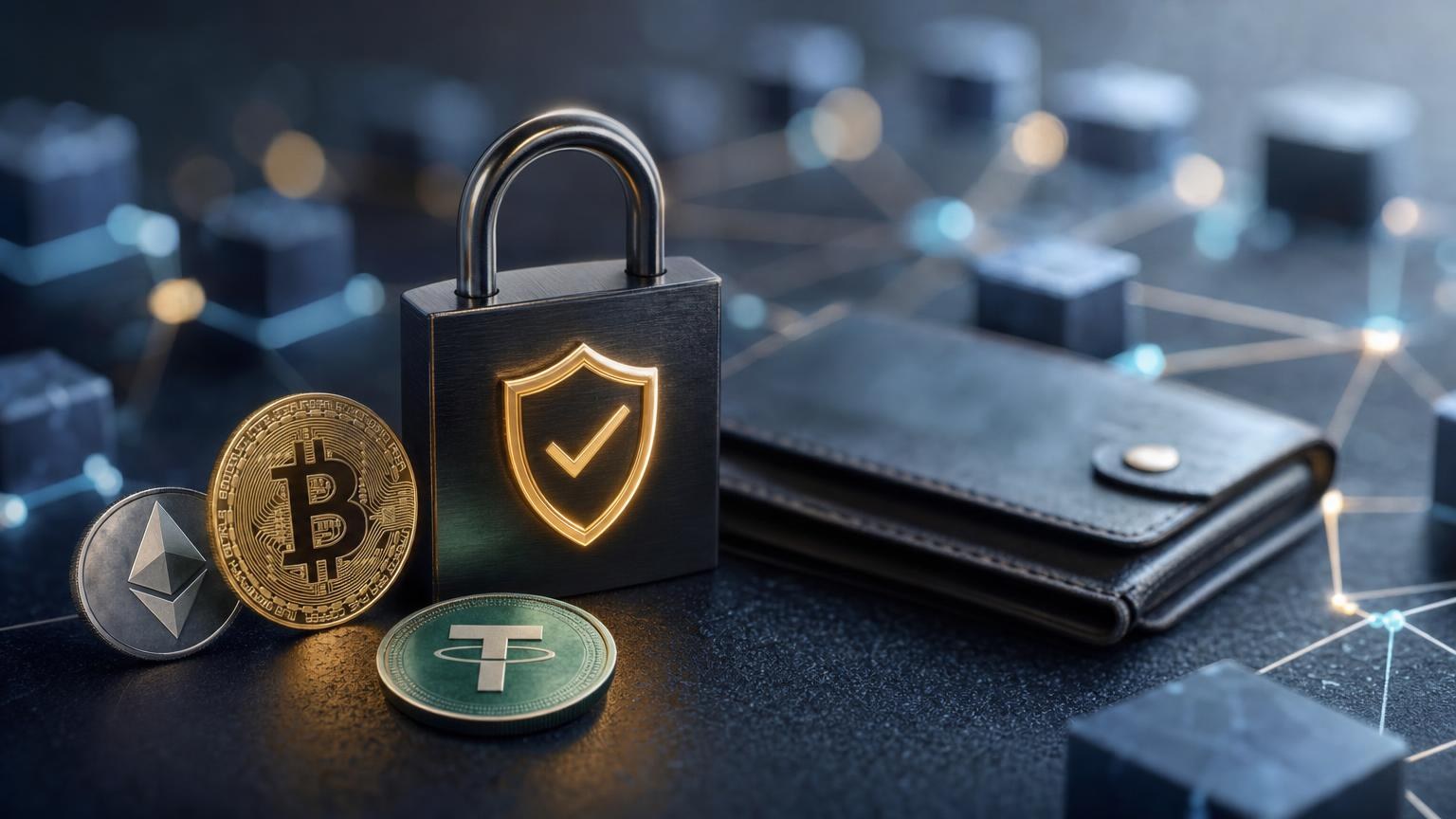 A user verifies a crypto exchange address and transaction details while ignoring a fraudulent support message.